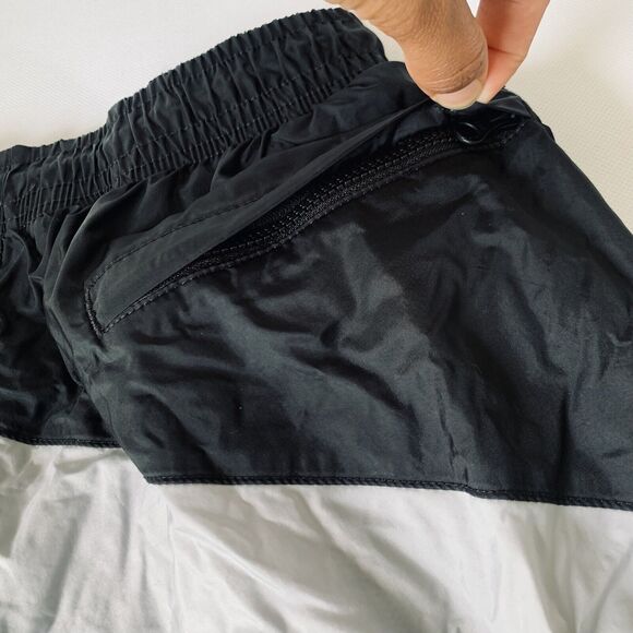Nike Sportswear Windrunner Short Men S Black Gray Polyamide Nylon Track Run Gym - Picture 9 of 14